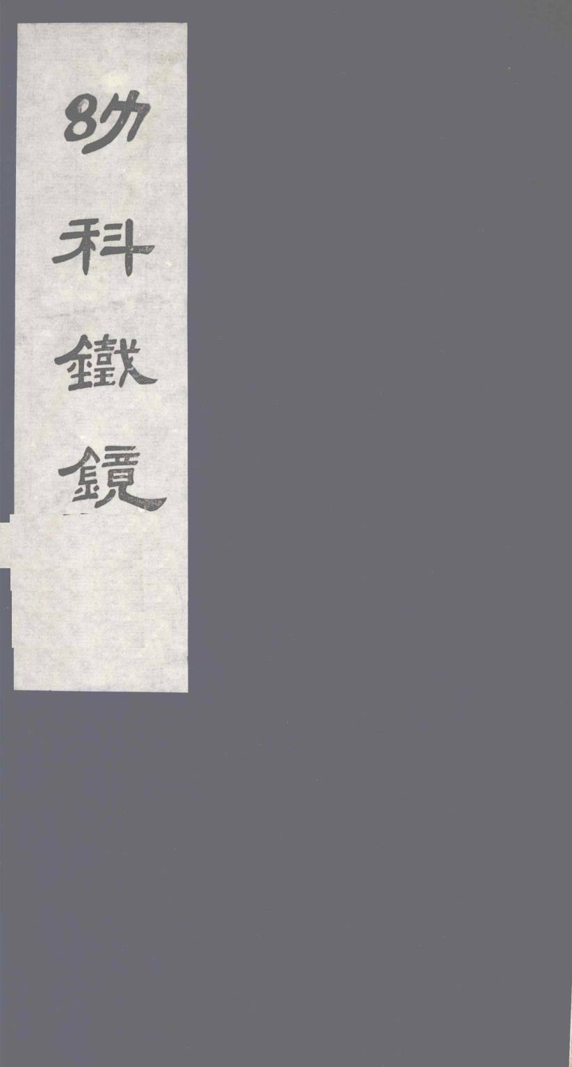 幼科铁镜  下